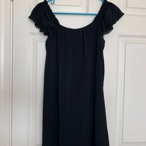 Forever 21 Black Off the Shoulder Dress